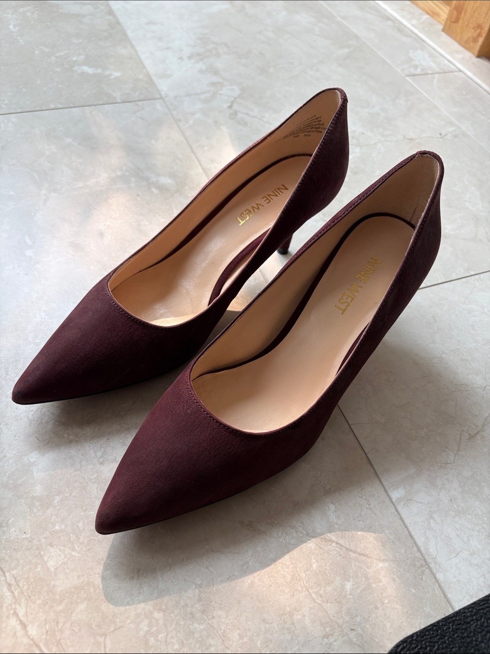 Nine West Deep Wine Pointed-Toe Pumps